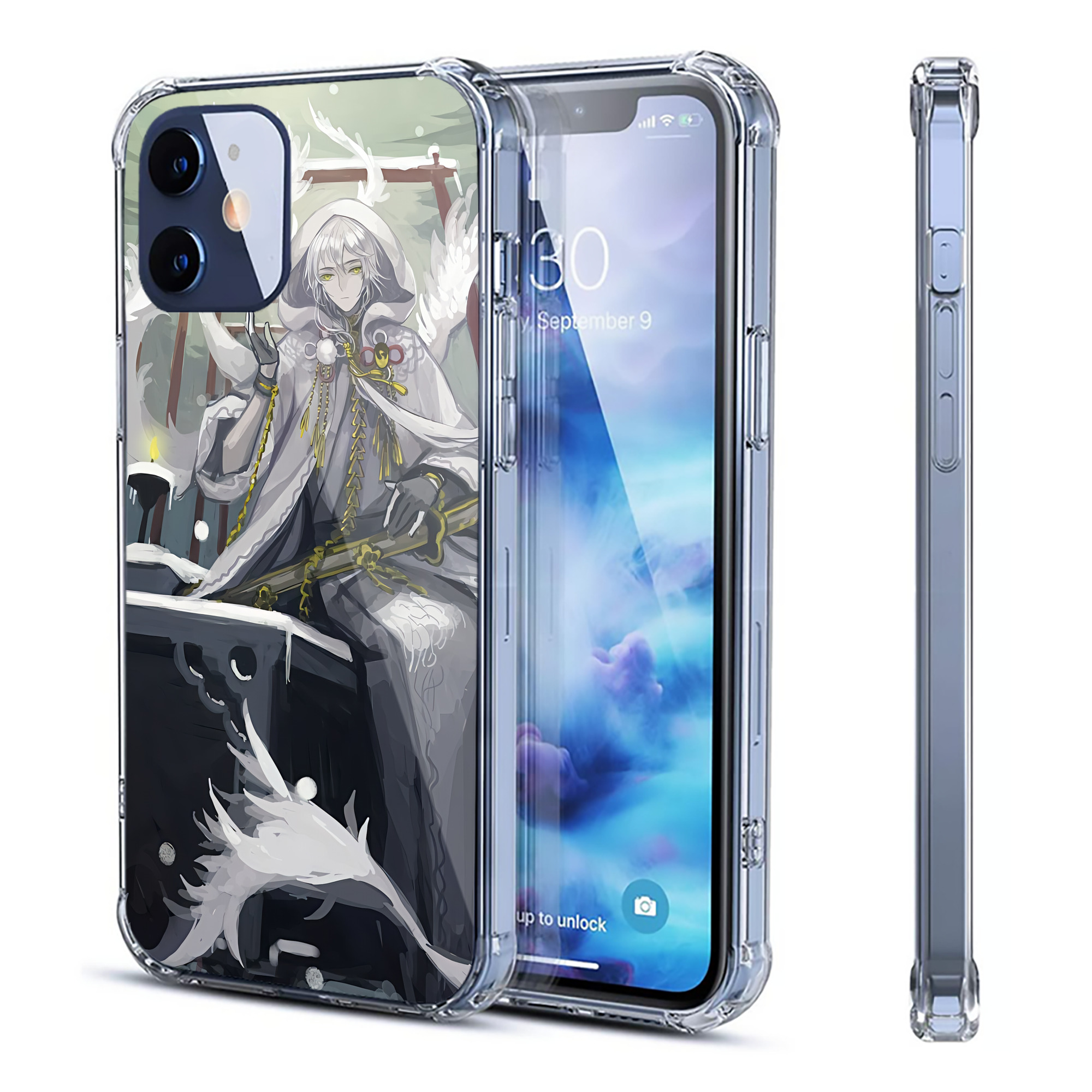 （画像用） 刀剣乱舞 Touken Ranbu 【iPhone 12シリーズ対応】透明スマホケース（クリアソフトケース）